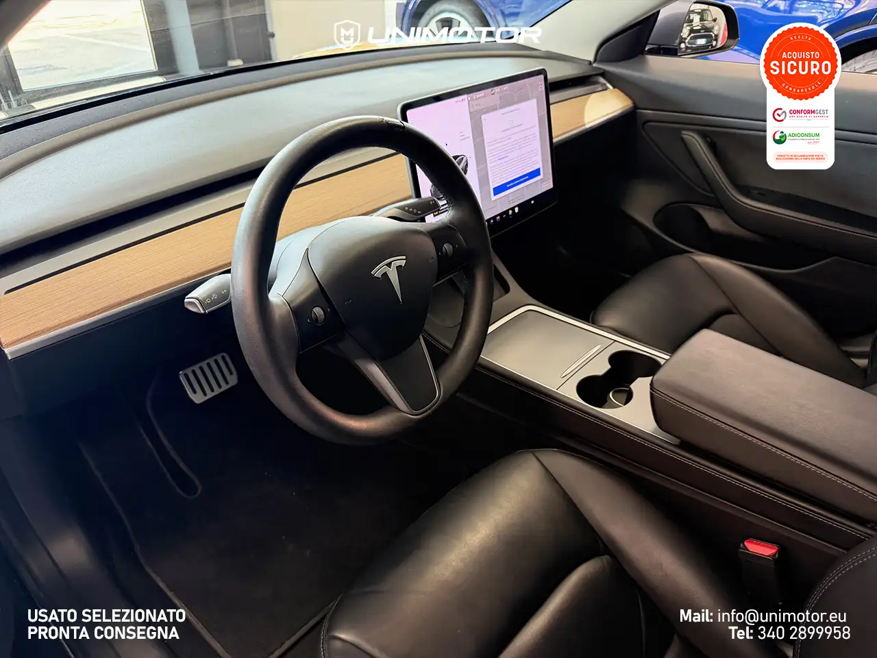Tesla Model 3 Long Range Dual Motor AWD 2021 elettrica usata 69.872 km - Foto 2
