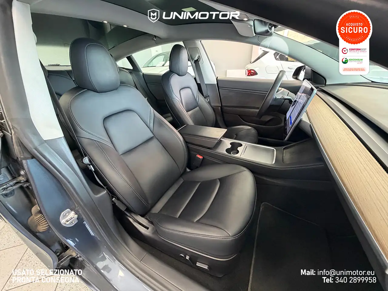 Tesla Model 3 Long Range Dual Motor AWD 2021 elettrica usata 69.872 km - Foto 5