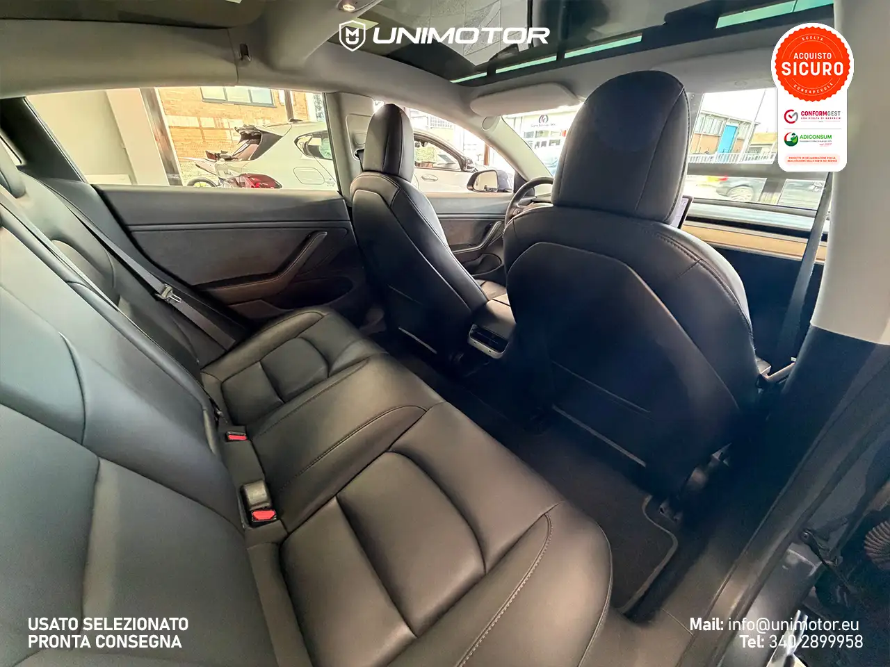 Tesla Model 3 Long Range Dual Motor AWD 2021 elettrica usata 69.872 km - Foto 6