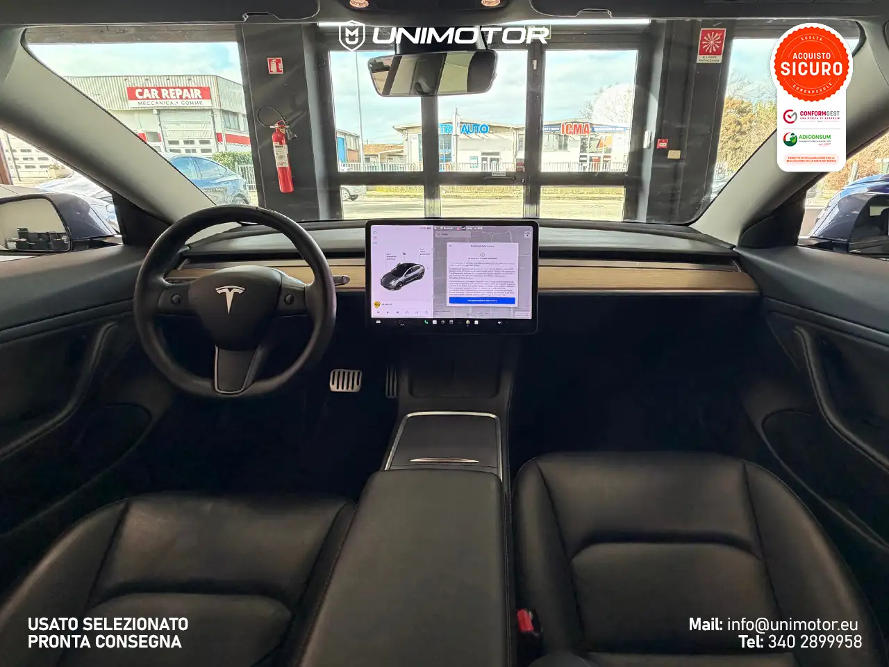 Tesla Model 3 Long Range Dual Motor AWD 2021 elettrica usata 69.872 km - Foto 15