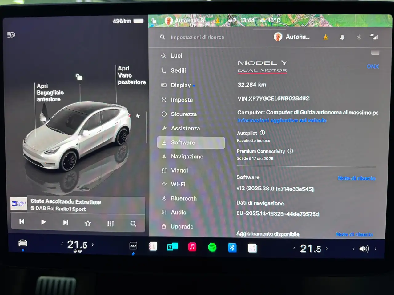 Tesla Model Y Performance Dual Motor AWD 2022 elettrica usata 32.300 km - Foto 8