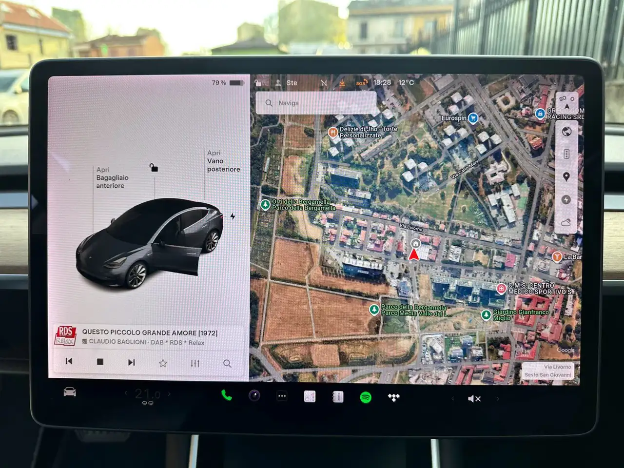 Tesla Model 3 Long Range AWD 2019 elettrica usata 76.000 km - Foto 12